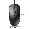 Souris Optique Filaire Noir