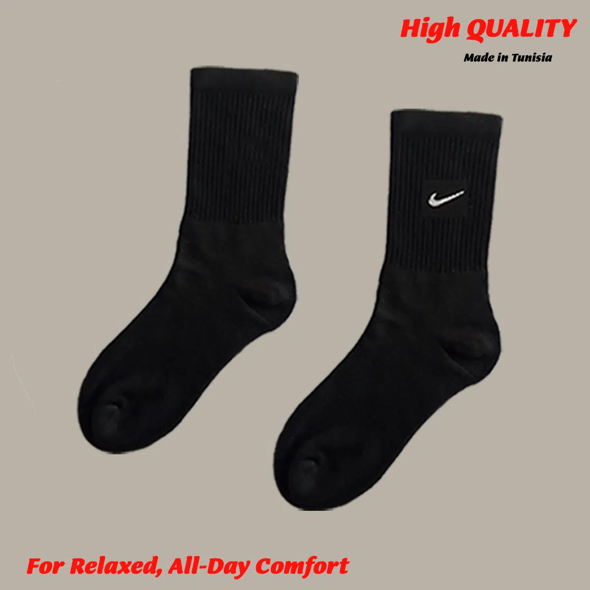 PACK 06 CHAUSSETTES SPORT SEMELLES BOUCLETTES