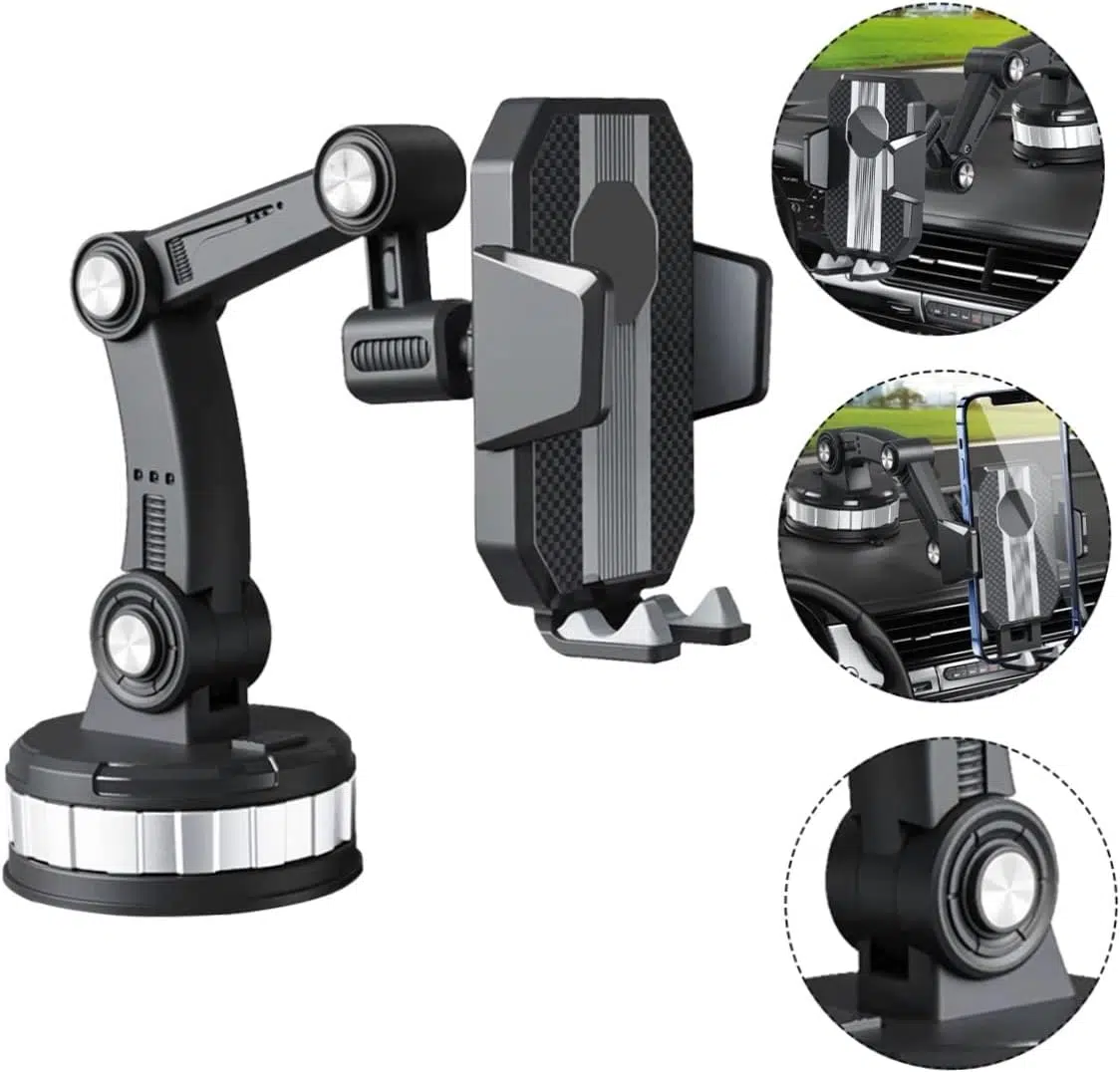 Support de telephone pour voiture rotatif 360 degres