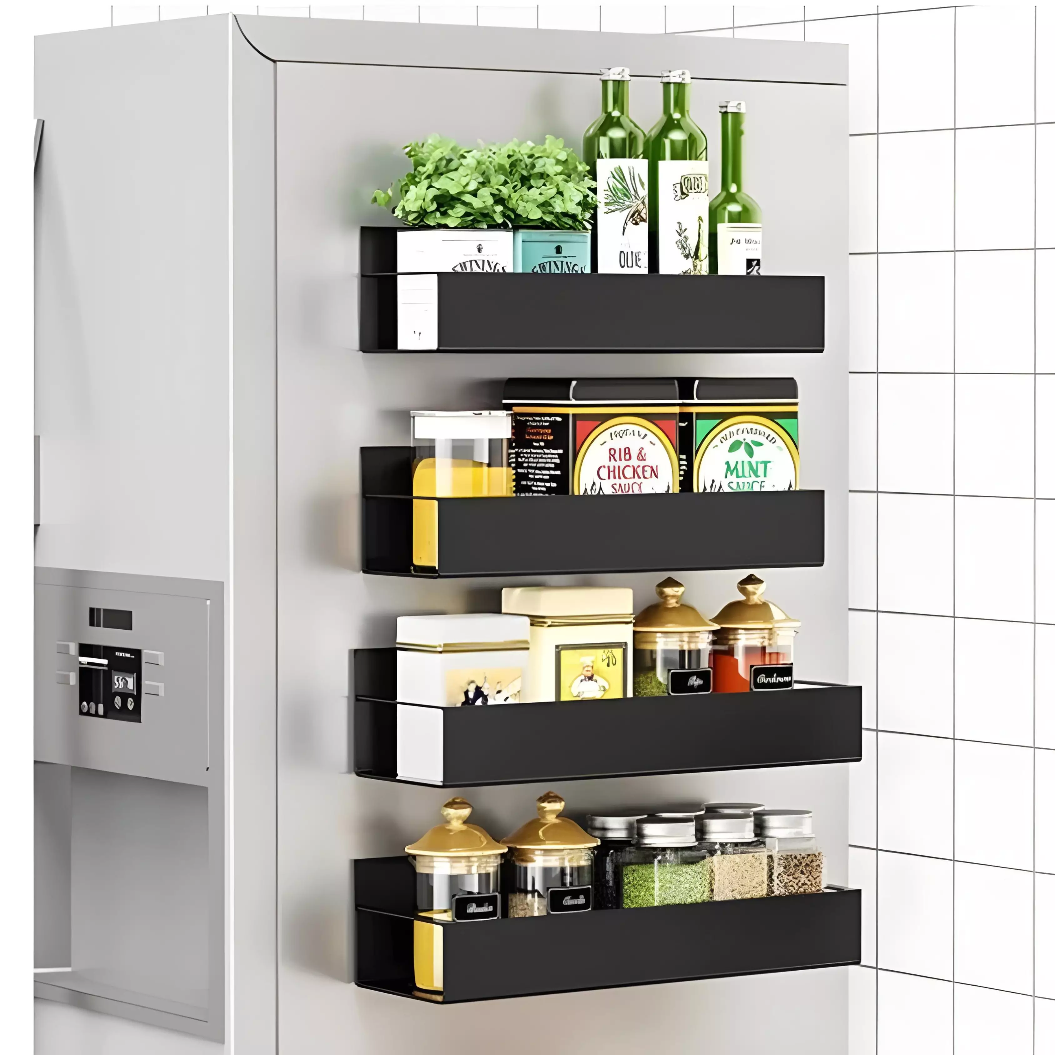 Etageres Magnetiques Multifonction – Lot de 4