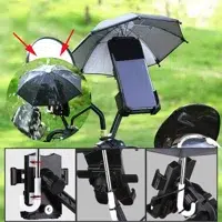 Support Téléphone De Moto Ou Velo Avec Parapluie