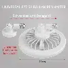 lampe ventilateur silencieux lumineux intelligent avec télécommande