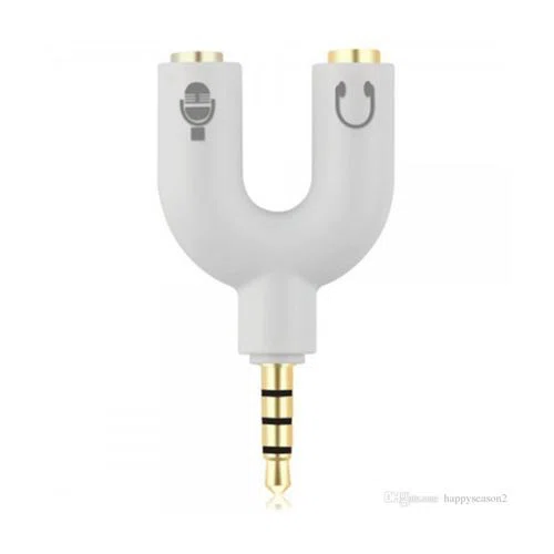 Pack 2 Adaptateur Casque Jack vers 2xJack - PC vers GSM