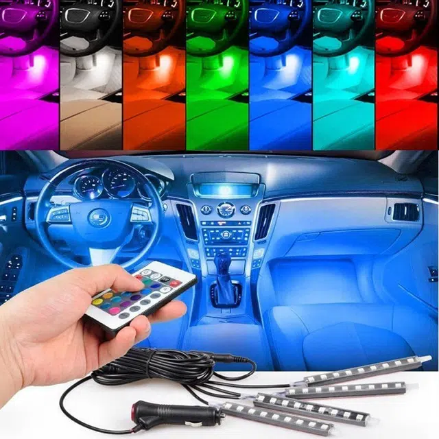 Éclairage intérieur de voiture 4 pièces