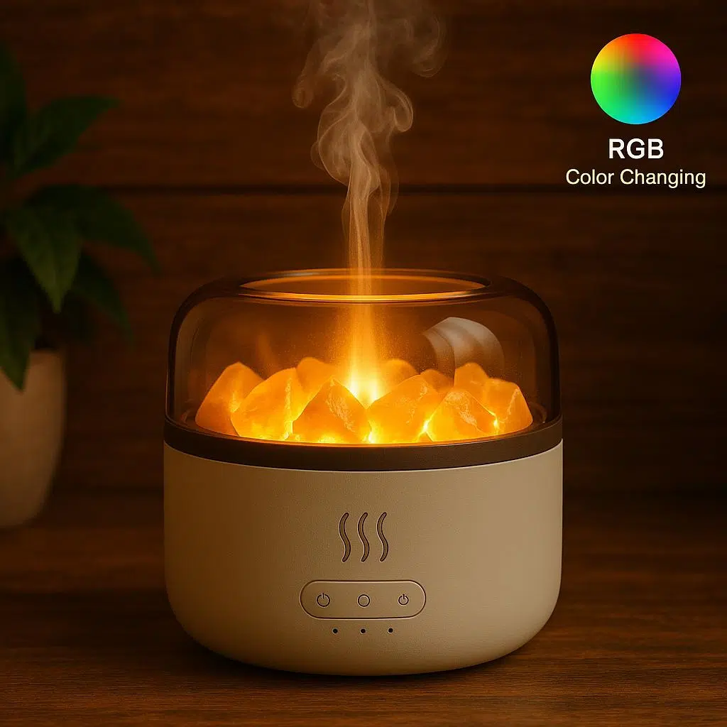 Diffuseur dArômes avec Éclairage RGB et Cristaux 300 ml