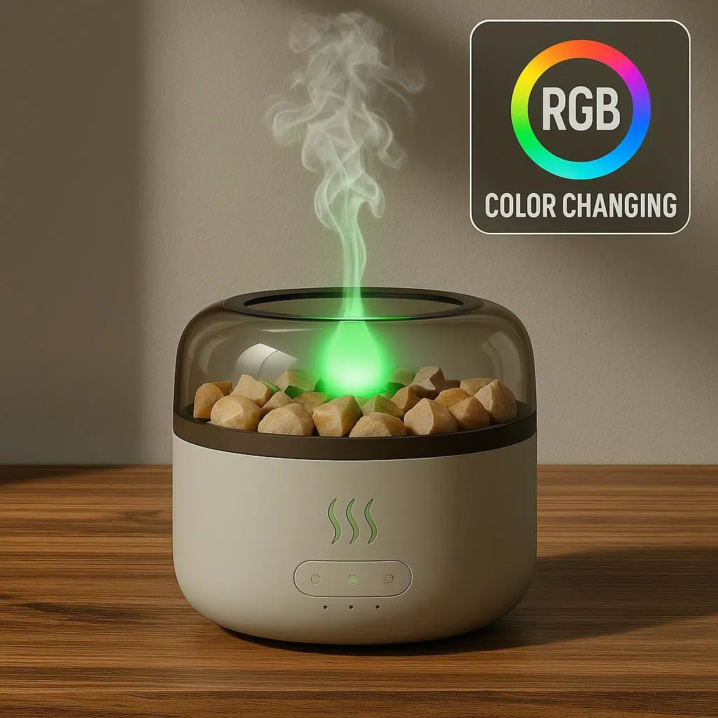 Diffuseur dArômes avec Éclairage RGB et Cristaux 300 ml