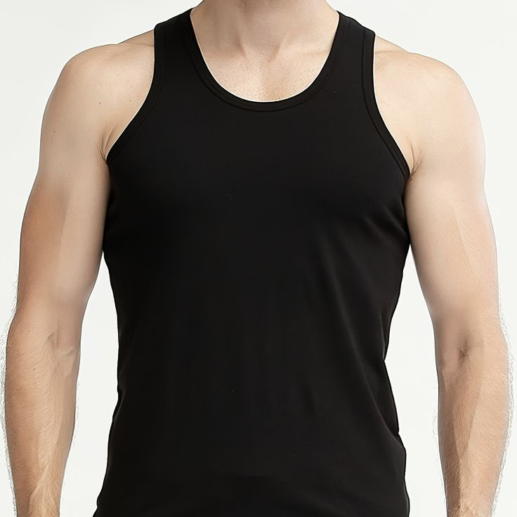 PACK 6 DEBARDEURS HOMME NOIR